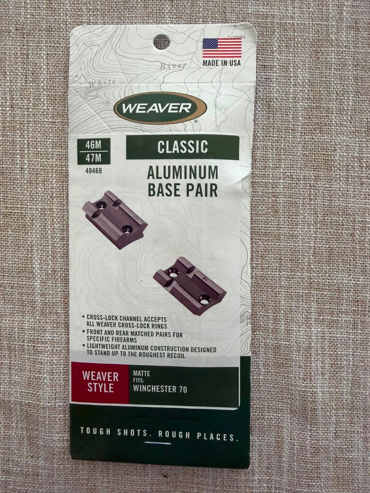 Weaver Classic Aluminum Base Pair 48468