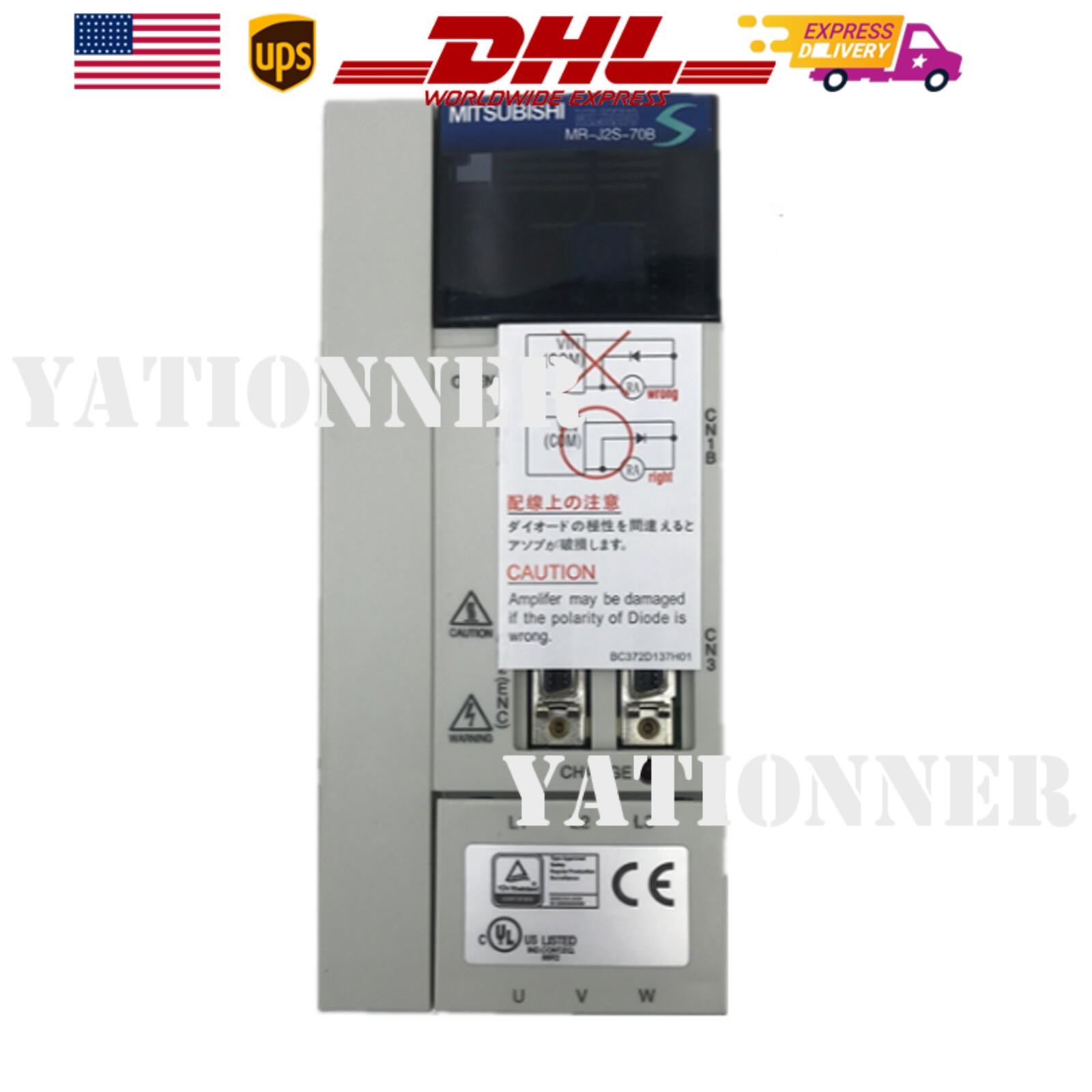 Mitsubishi MR-J2S-70B MRJ2S70B AC Servo Drive Original New in Box NIB Free Ship