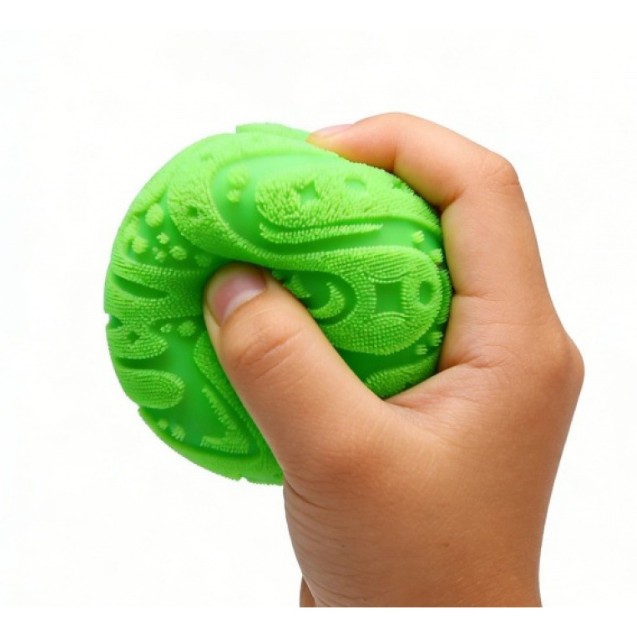Giant Fuzz Ball,Squishy Stress Ball,Soft Fidget Toy for Anxiety Relief