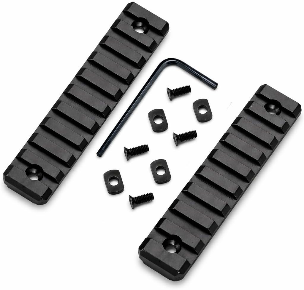 Multi Slots Mlok to Picatinny Rail Adapter | Set of 9 Slot Ar Picatinny Rail Sys