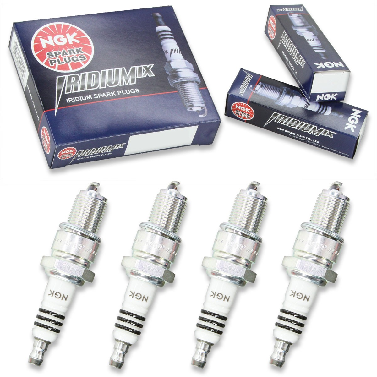 4pcs Norton MARK III NGK Iridium IX Spark Plugs 850 Kit Set Engine ae