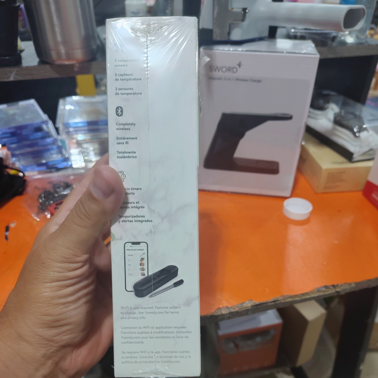 Yummly Smart Meat Thermometer Bluetooth Connectivity smoker
