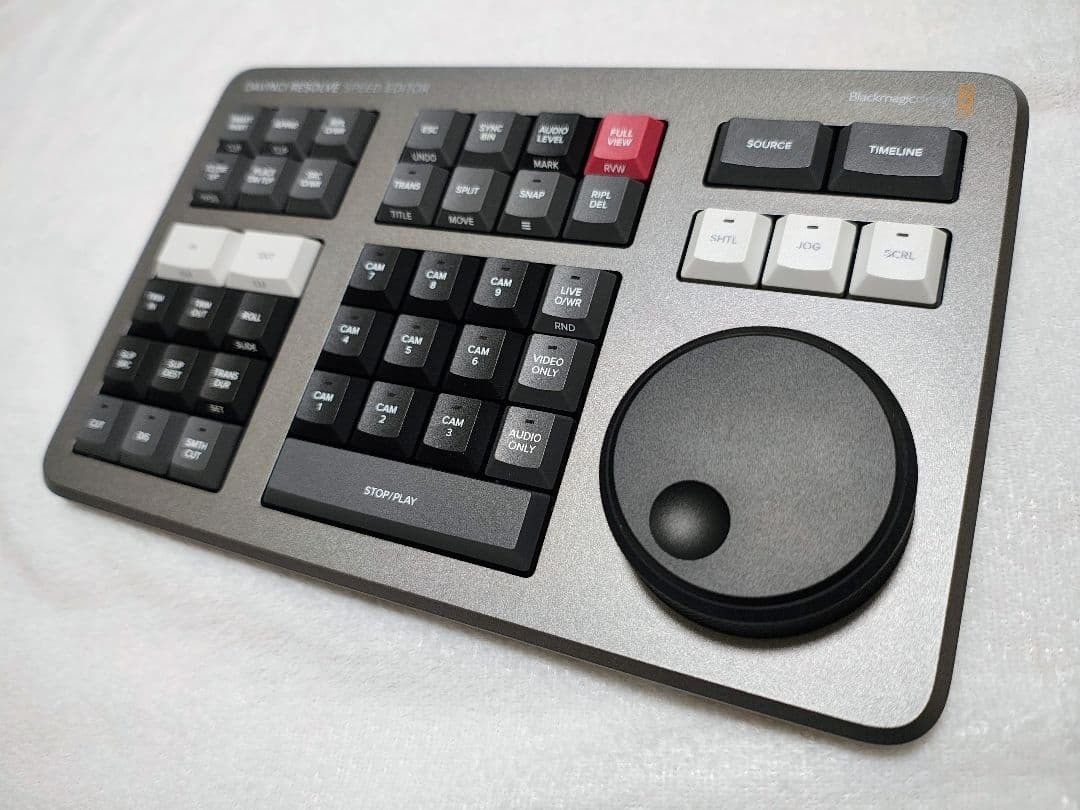 Blackmagic DaVinci Resolve Speed Editor USB-C Controller NO License Key MINT