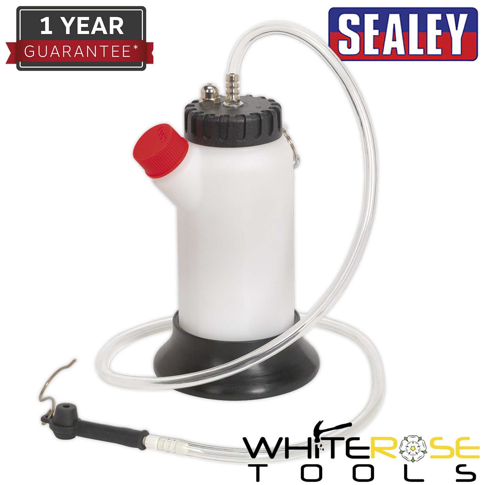 Sealey Brake Bleeding Bottle Kit Car Van Fluid Change Bleeder Bleed 500ml
