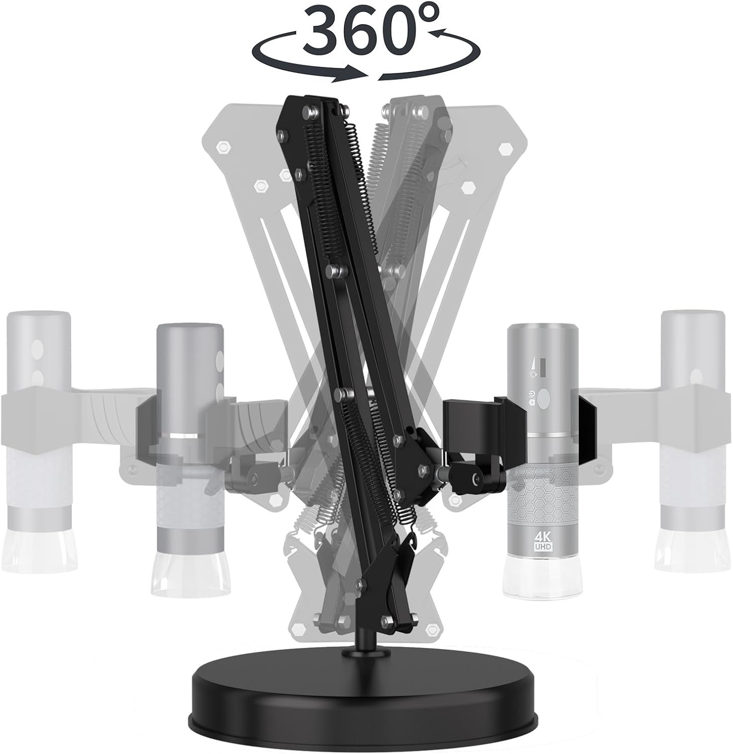 21" Adjustable USB Microscope Stand Universal Mount with Table Clamp for Camera