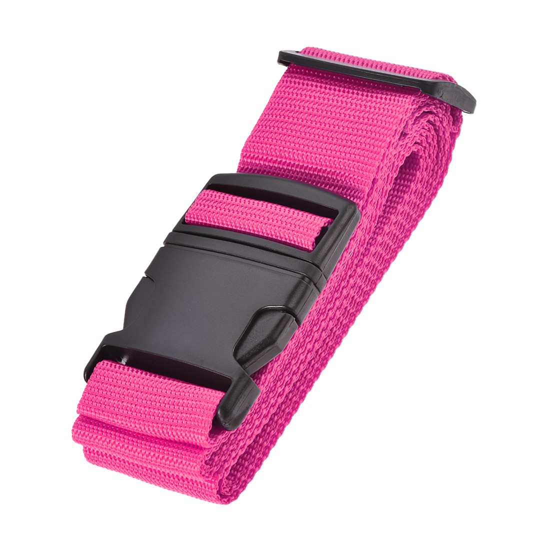 Luggage Strap Suitcase Belt with Buckle Label 2Mx5cm Rose Red