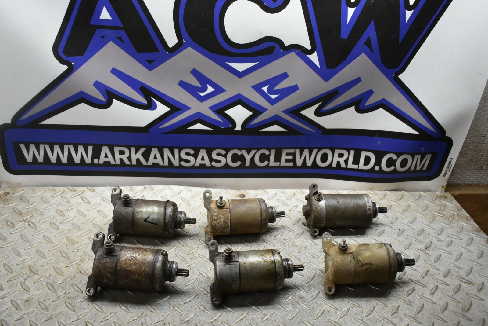 R2-7 ONE GOOD ENGINE STARTER MOTOR 96-01 98 KAWASAKI BAYOU KLF 220 ATV FREE SHIP