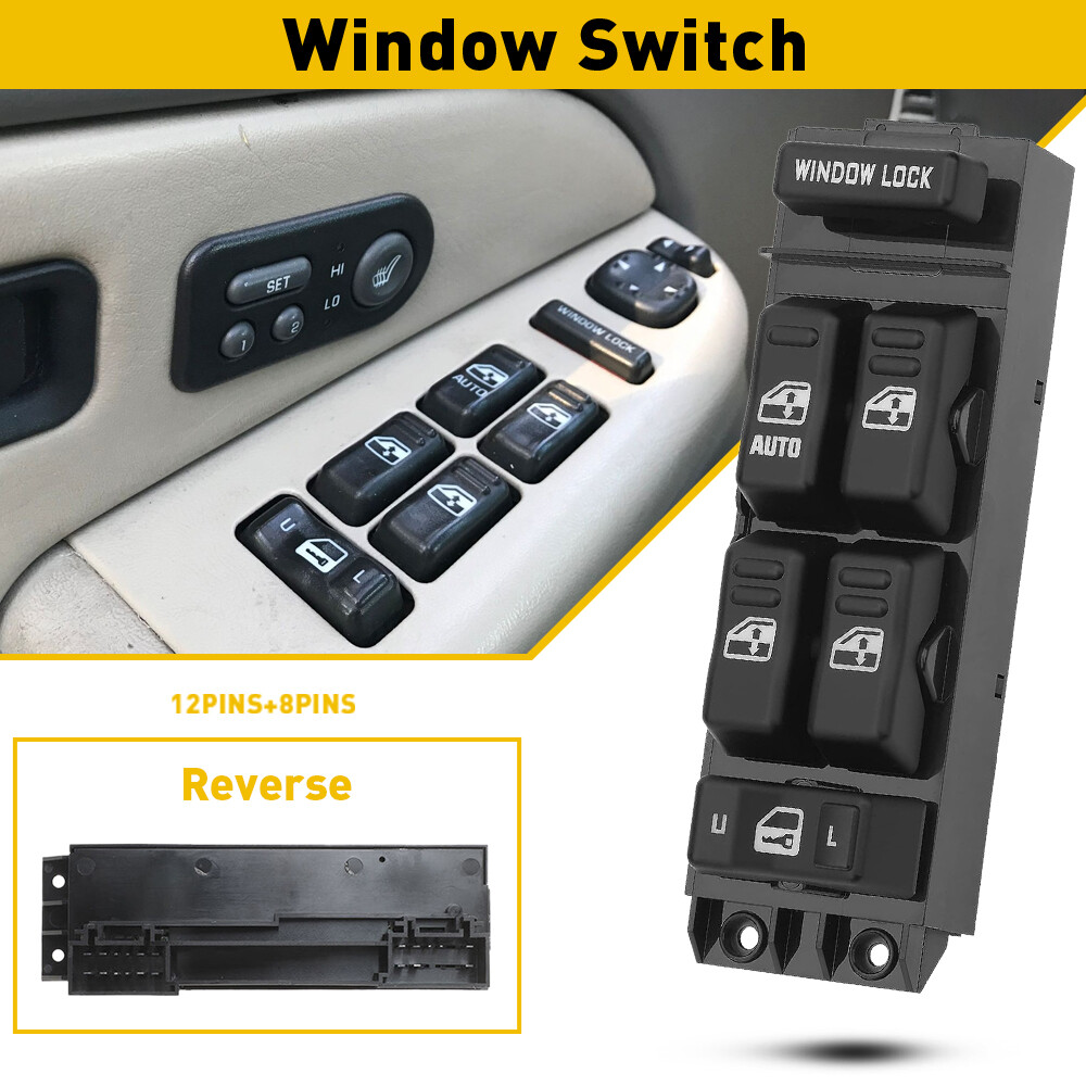 For 2000-2002 Chevy GMC Left Driver Side Master Power Window Door Switch Control