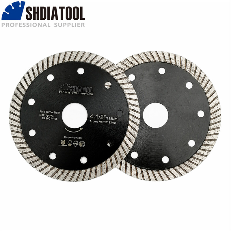 2pcs 4.5'' Diamond Cutting Disc Wheel Circular Saw Blade for Ceramic Tile Marble