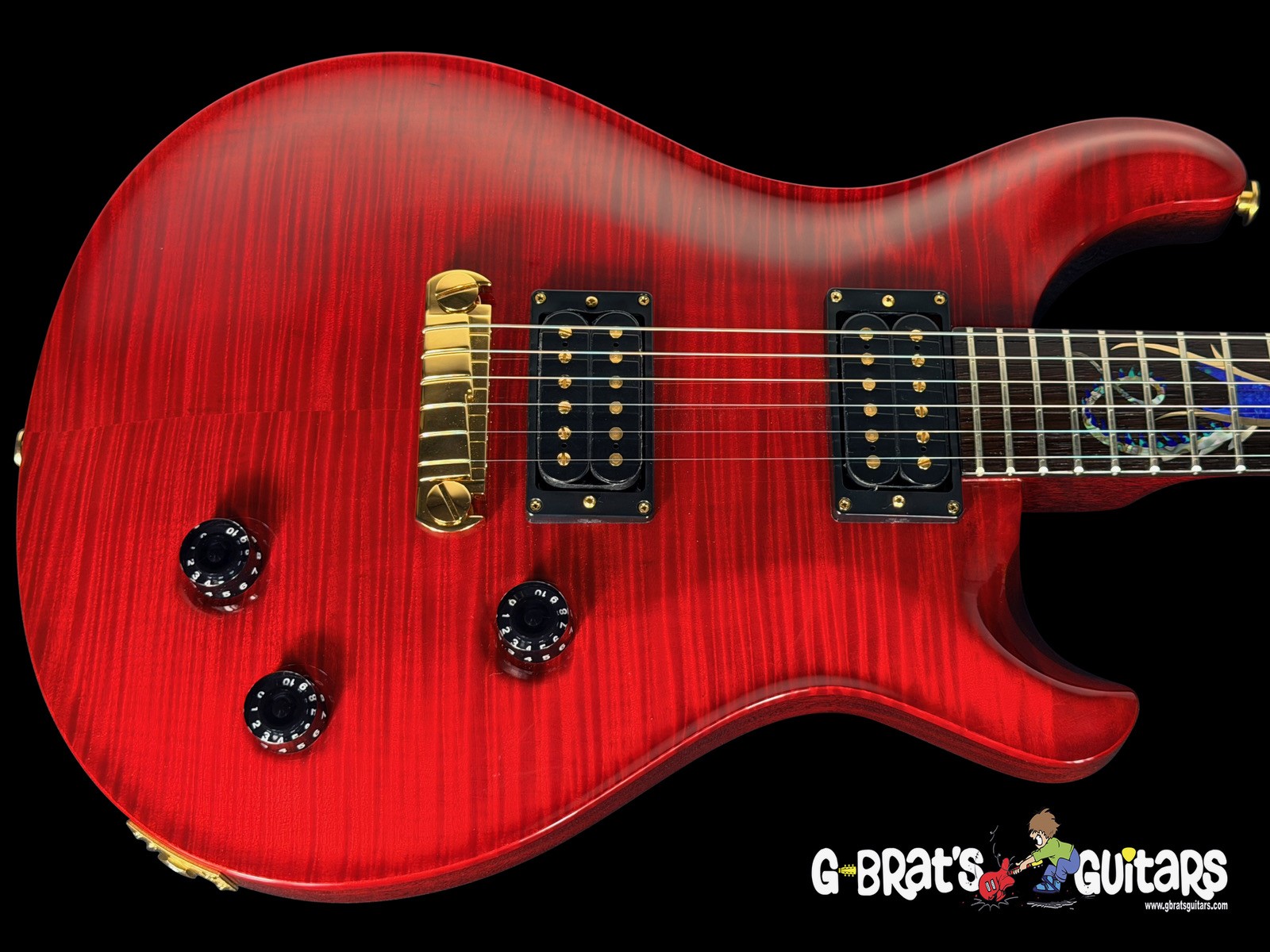 1994 PAUL REED SMITH PRS DRAGON III LIMITED EDITION # 71 OF 100 ~ SCARLET RED