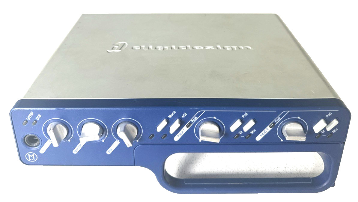 Digidesign MBox2 Pro Audio MIDI Interface No Power Supply-Untested!