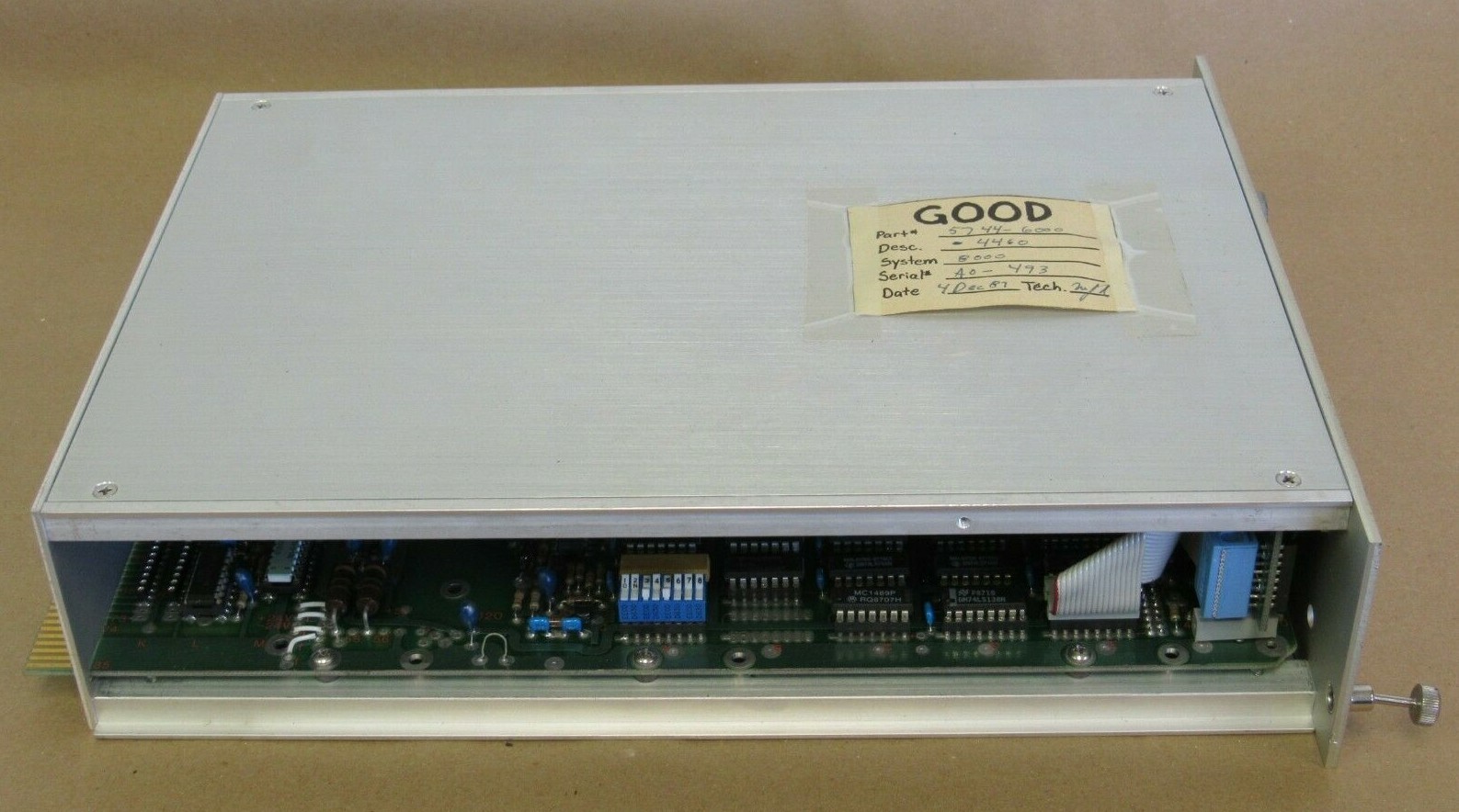 KEVEX PULSE PROCESSOR MODEL 4460, P/N 5744-6000, FROM KEVEX 8000 X-RAY COMPUTER
