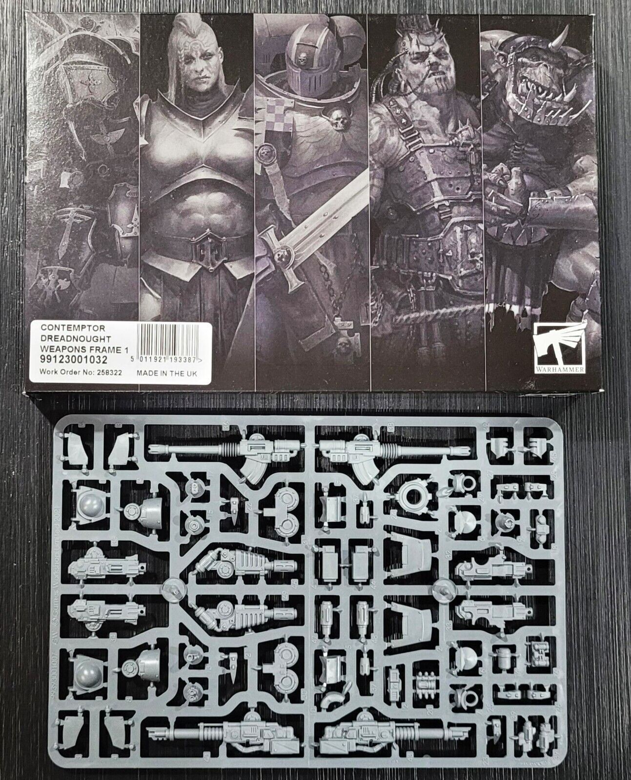 Contemptor Dreadnought Weapons Frame 1 Upgrade Kit Warhammer Horus Heresy