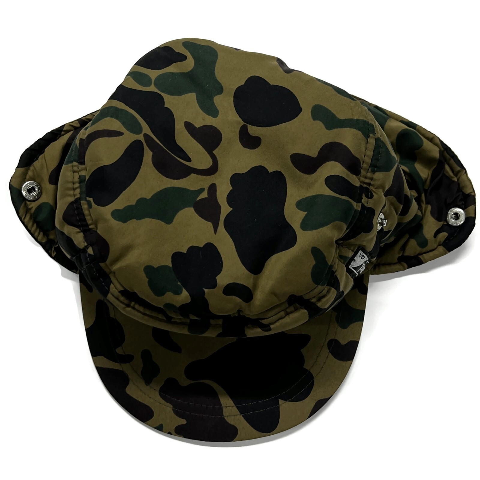 Vero Piumino Ear Flap Ski Hat Camo Insulated