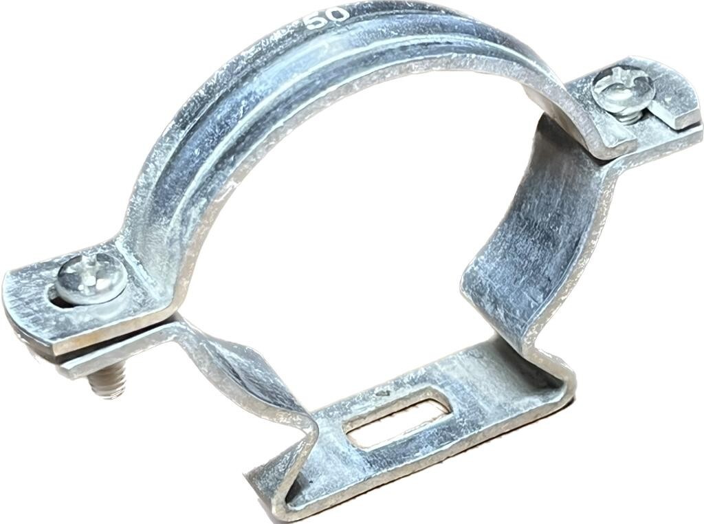 Spacer clamp E50 aluminium cable protection pipes