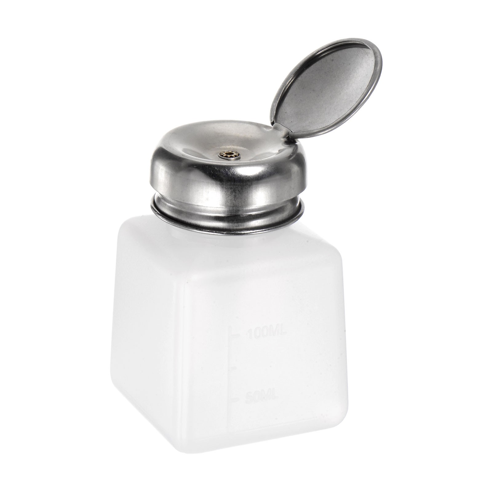 Solvent Alcohol Dispensers 100ml Push Down Liquid Dispenser Pump White