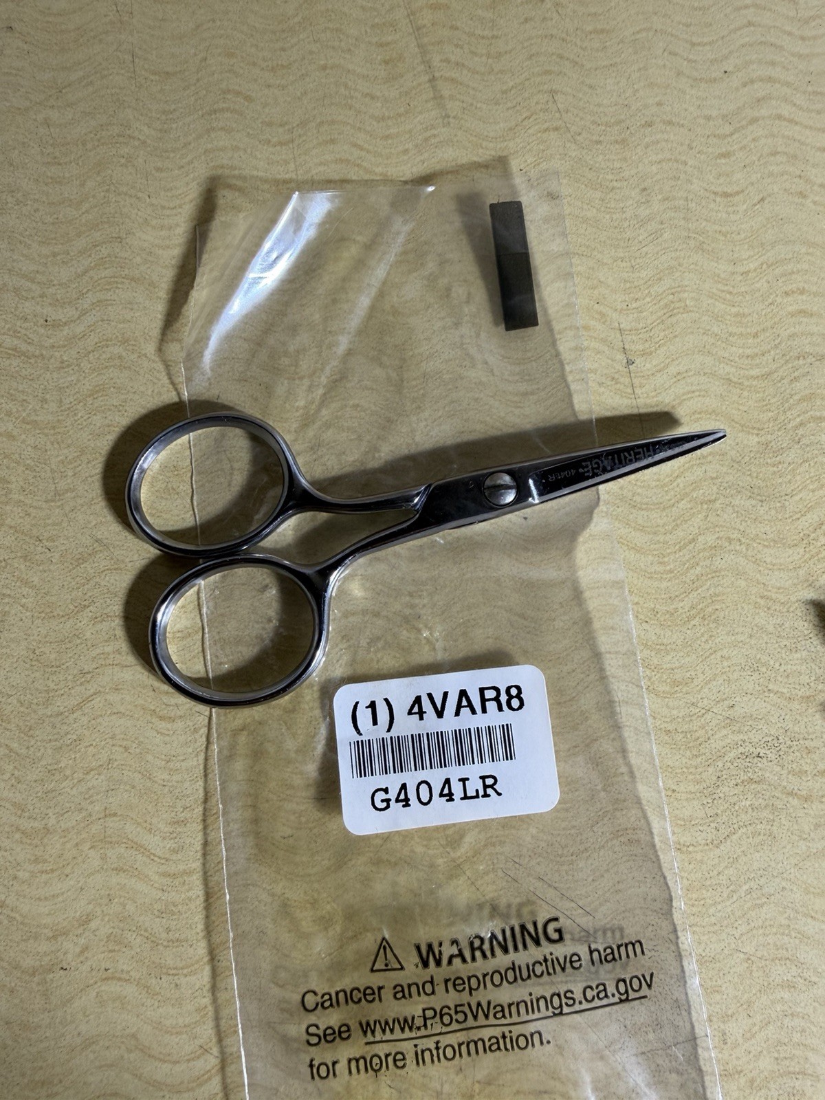 Heritage USA Scissors 404LR G404LR Multiuse 4” Sharp Points Electrician Klein