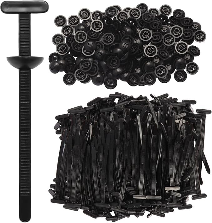 100 PCS Nylon Universal Cable Tie Buckle，Heavy Duty Self-Locking Zip Ties Holder