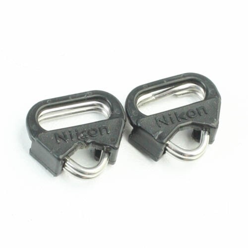 Nikon Camera Strap Rings - Triangle Lugs with Plastic Cover