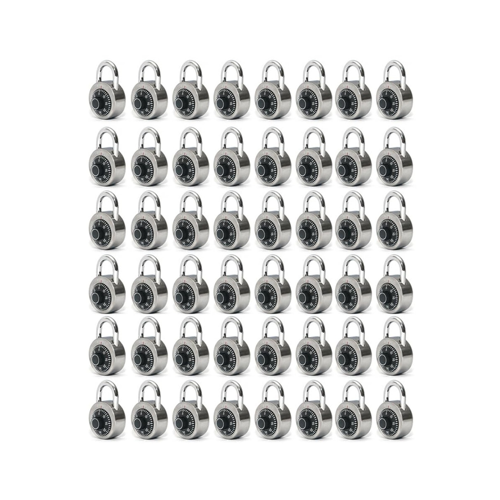 Locker Locks 3 Digit Code Standard Dial Combination Padlock 2 inch Wide Pack ...