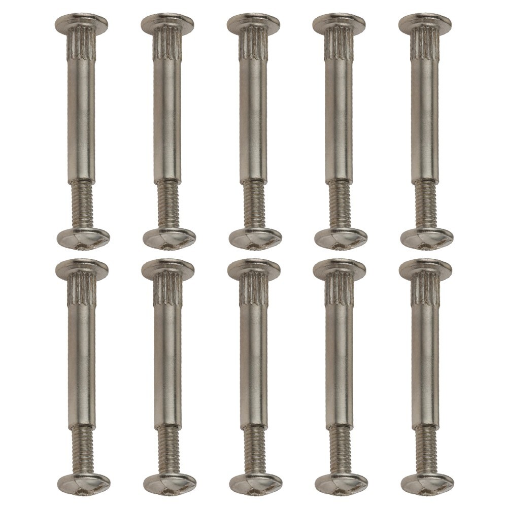 10Pcs M5 M8 Splint Nut Male-Female Snap Rivet Butt Screw Nut Furniture Cabinet