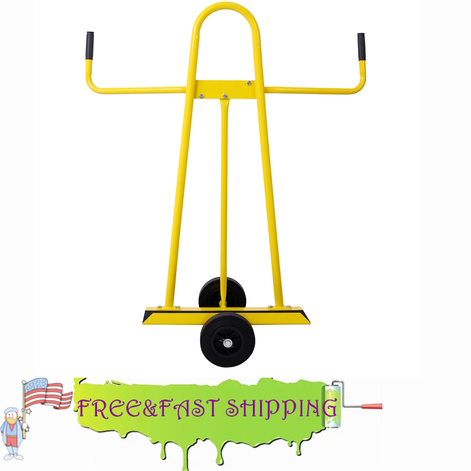750LBS Load Drywall Service Cart Dolly Heavy Duty Steel Handling Sheetrock Panel