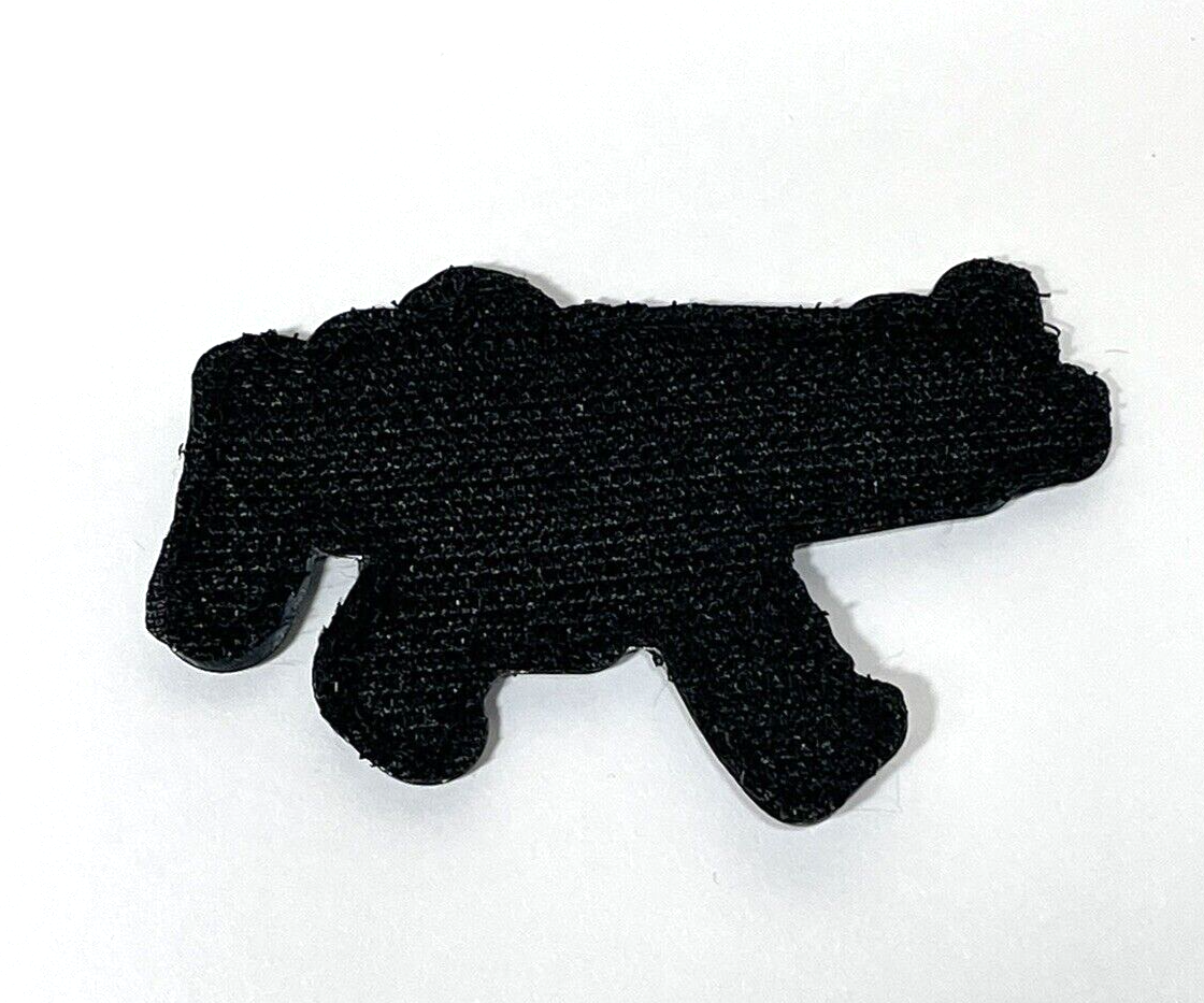 HK PVC Gun Patch, Tactical Swat Assault Gun Morale Patch, Hook & Loop