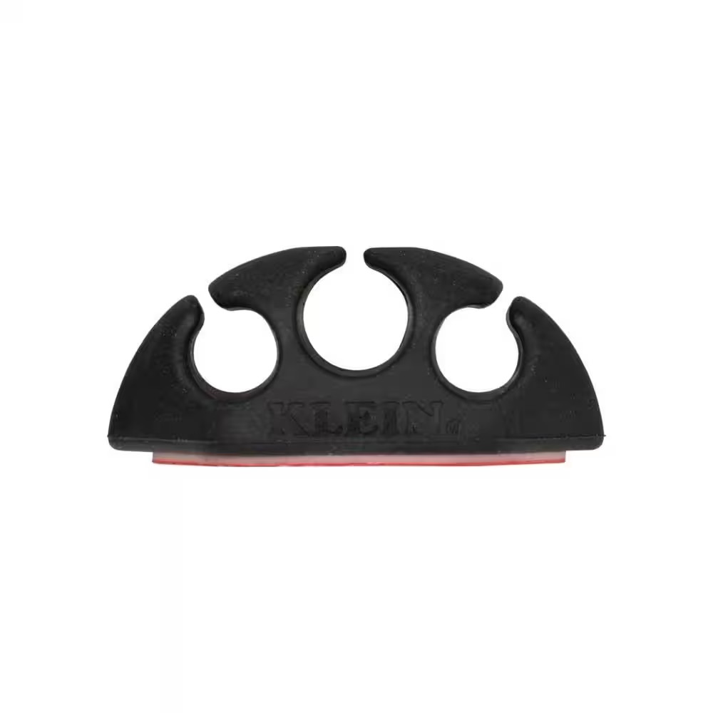 Self-Adhesive Cable Mounting Clips, 3-Slot (10-Pack)