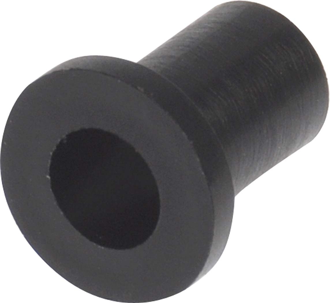 Nylon Flanged Bushing 0.312 O.D. Number-1/4 Black 30 Pack Hardware