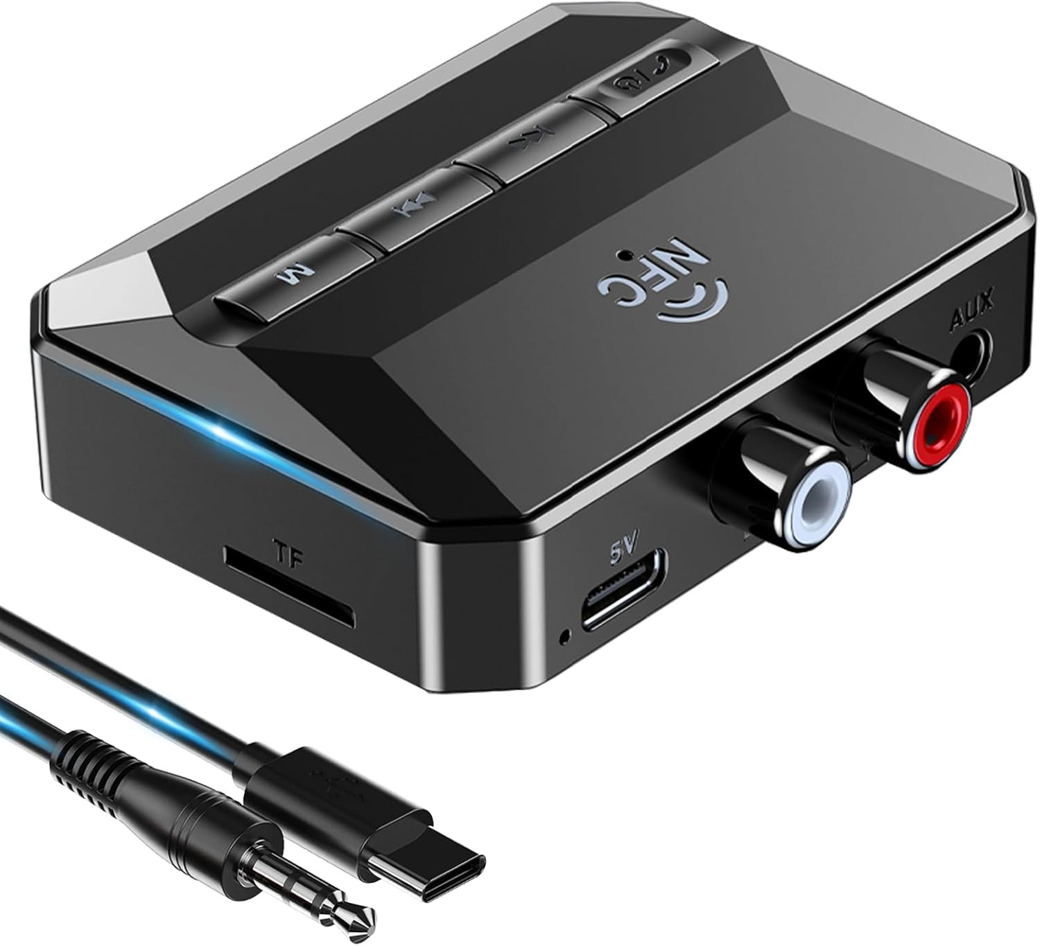 KAIY Bluetooth Receiver for Home Stereo with NFC, Wireless Audio Receivers & Ada