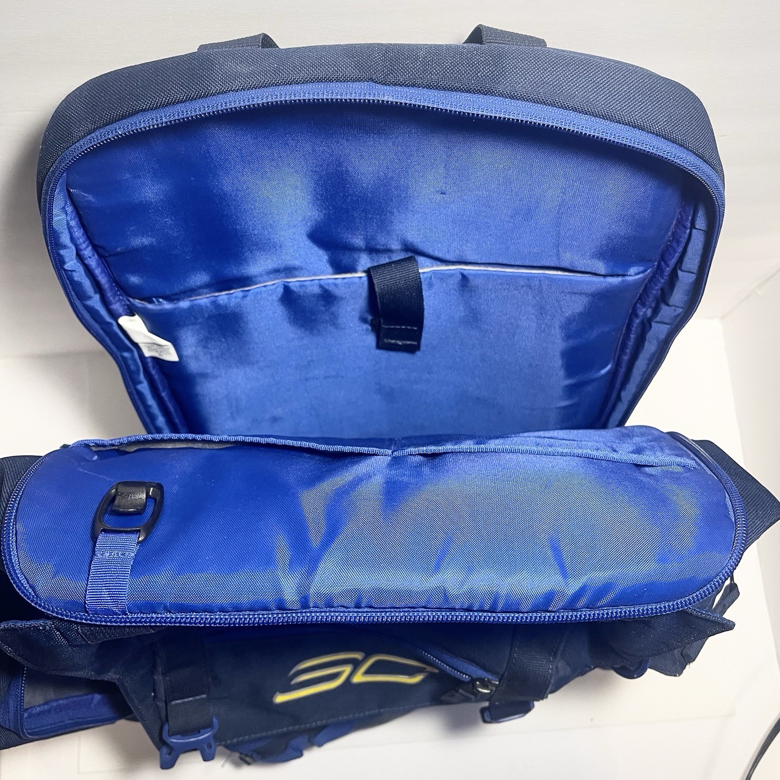Under Armour UA Steph Curry Storm SC30 Backpack Undeniable Blue Large NBA Bag