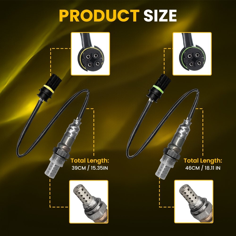 4pcs Up+Downstream O2 Oxygen Sensor For BMW 1 3 120i 320i E90 X1 E84 E81 E82 E87