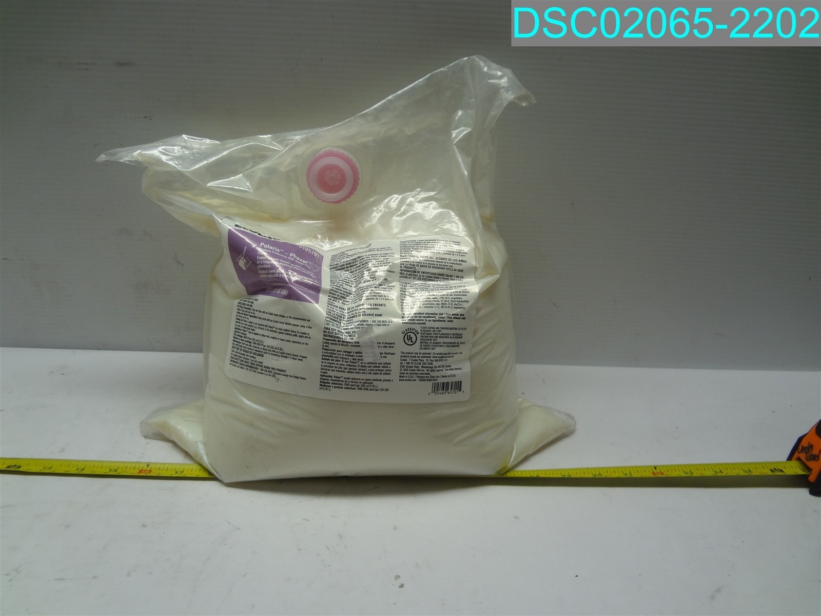 QTY=8 GALLONS: (2 GAL X 4) Ecolab® Polaris Phazer Floor Finish 025469657015
