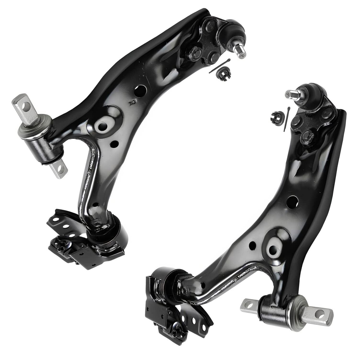 Front Lower Control Arms + Sway Bars Tie Rod Ends Kit for 2015 - 2016 Honda CR-V