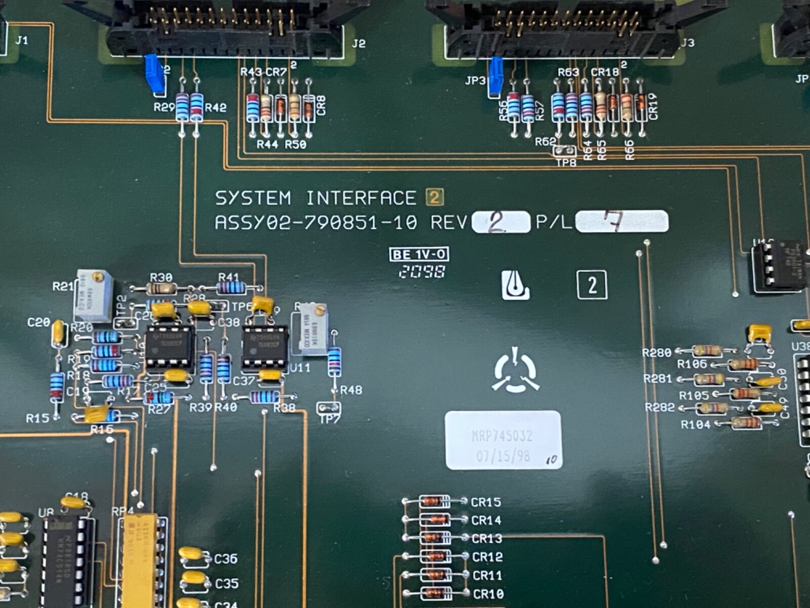 Liebert/Emerson 02-790851-10 Rev 2 System Interface Circuit Board