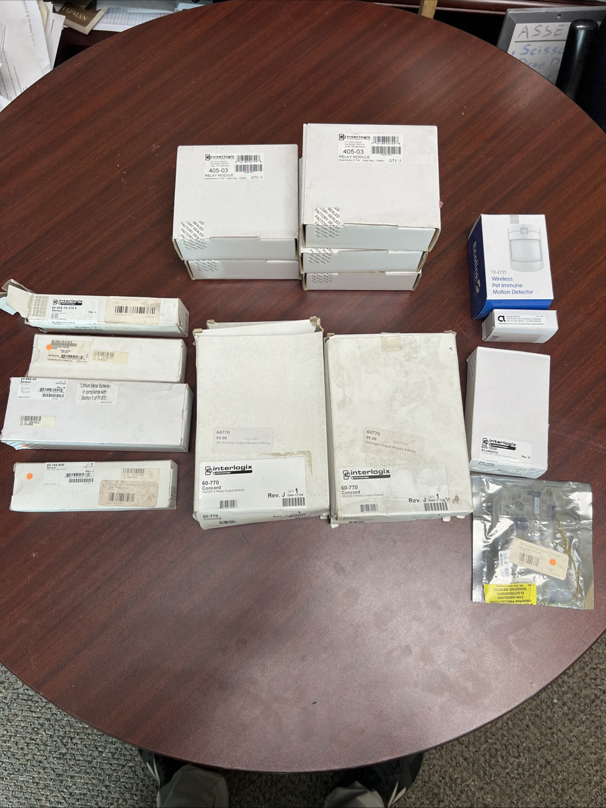 Lot of Interlogix Burglar Alarm Parts - New Old Stock