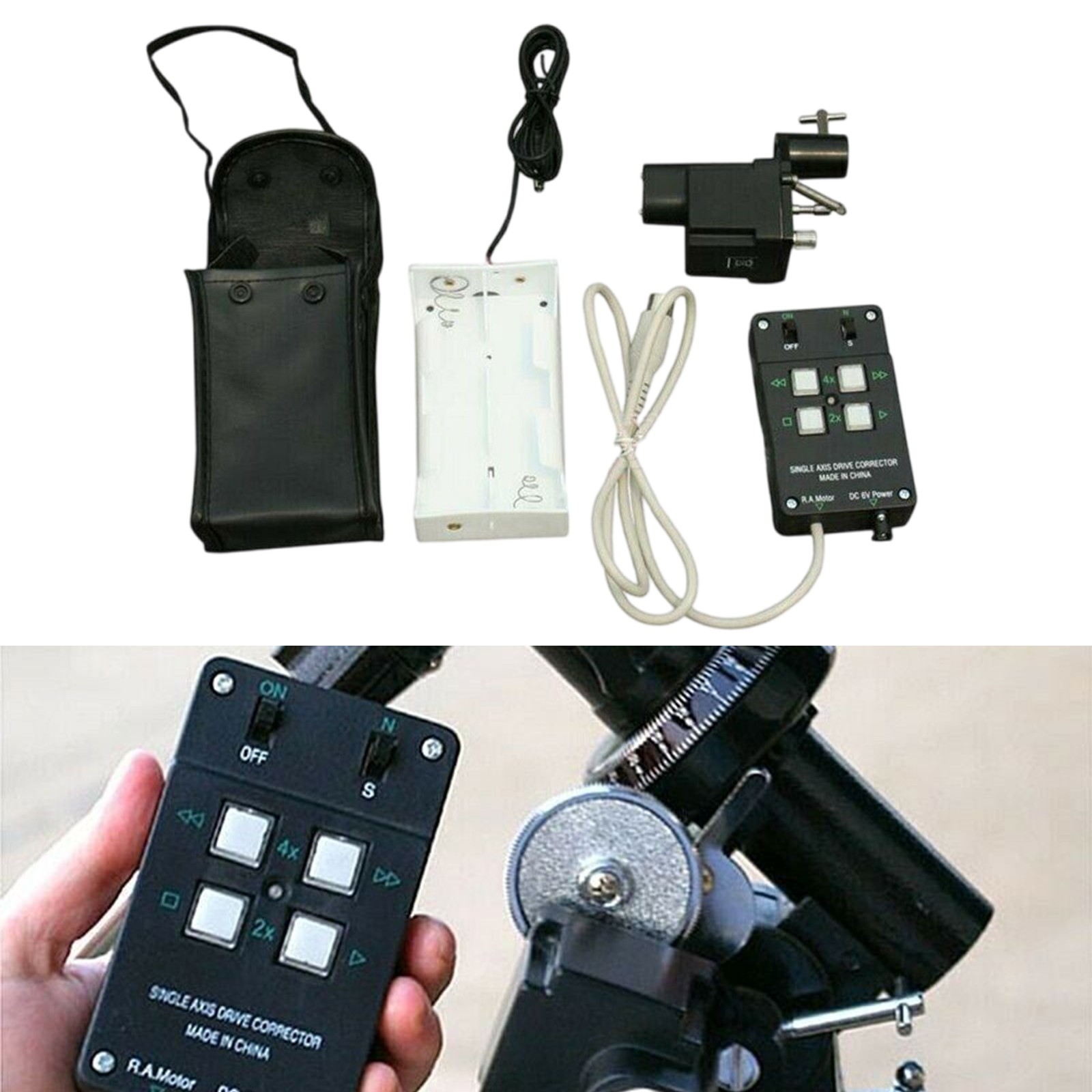 Equatorial Mount Single Axis Solid Motor Drive Corrector Heel for Telescopedt