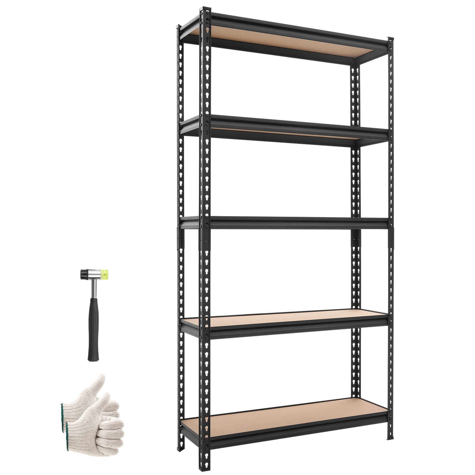 VEVOR Storage Shelves 5-Tier Garage Shelving 3000 lbs 36.34 x 12.17 x 71.38 in