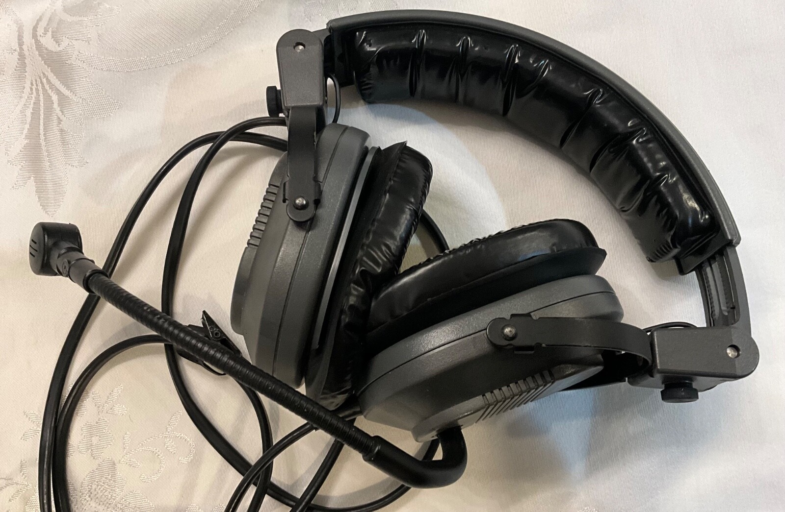 Aviation Headset TELEX AIR 3000 Headphones for Pilot Black w/Mike