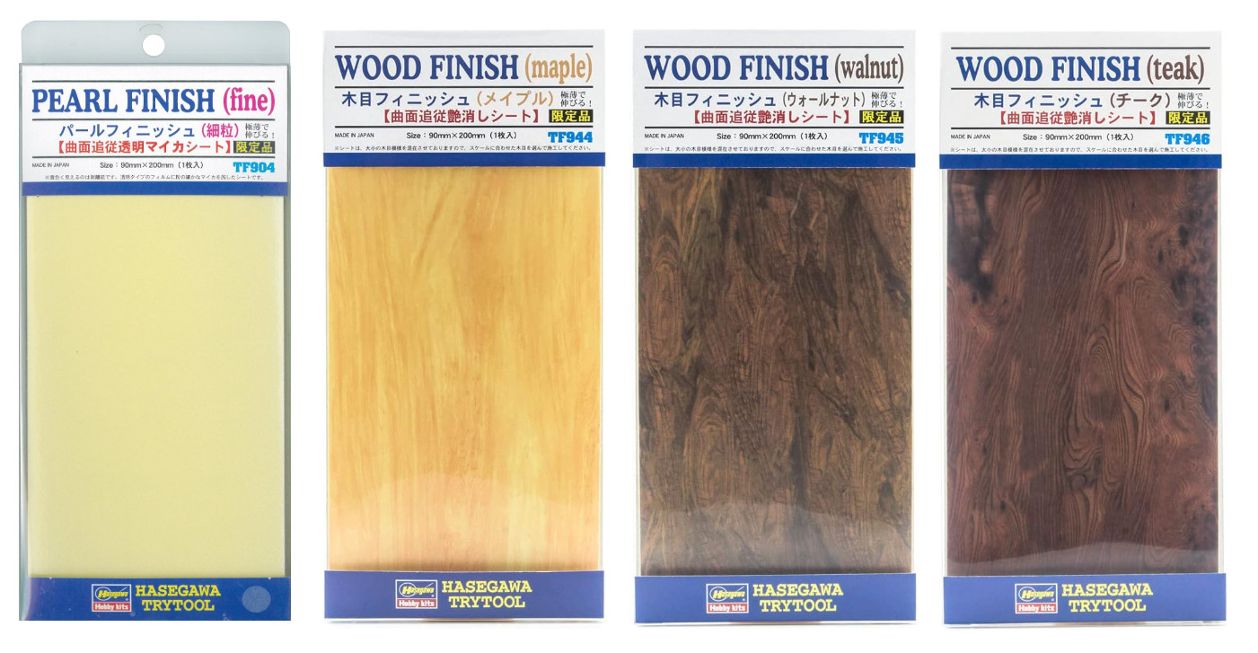 HASEGAWA TRYTOOL Finish Sticker Sheet TF904,TF944~946 Limited Edition From Japan