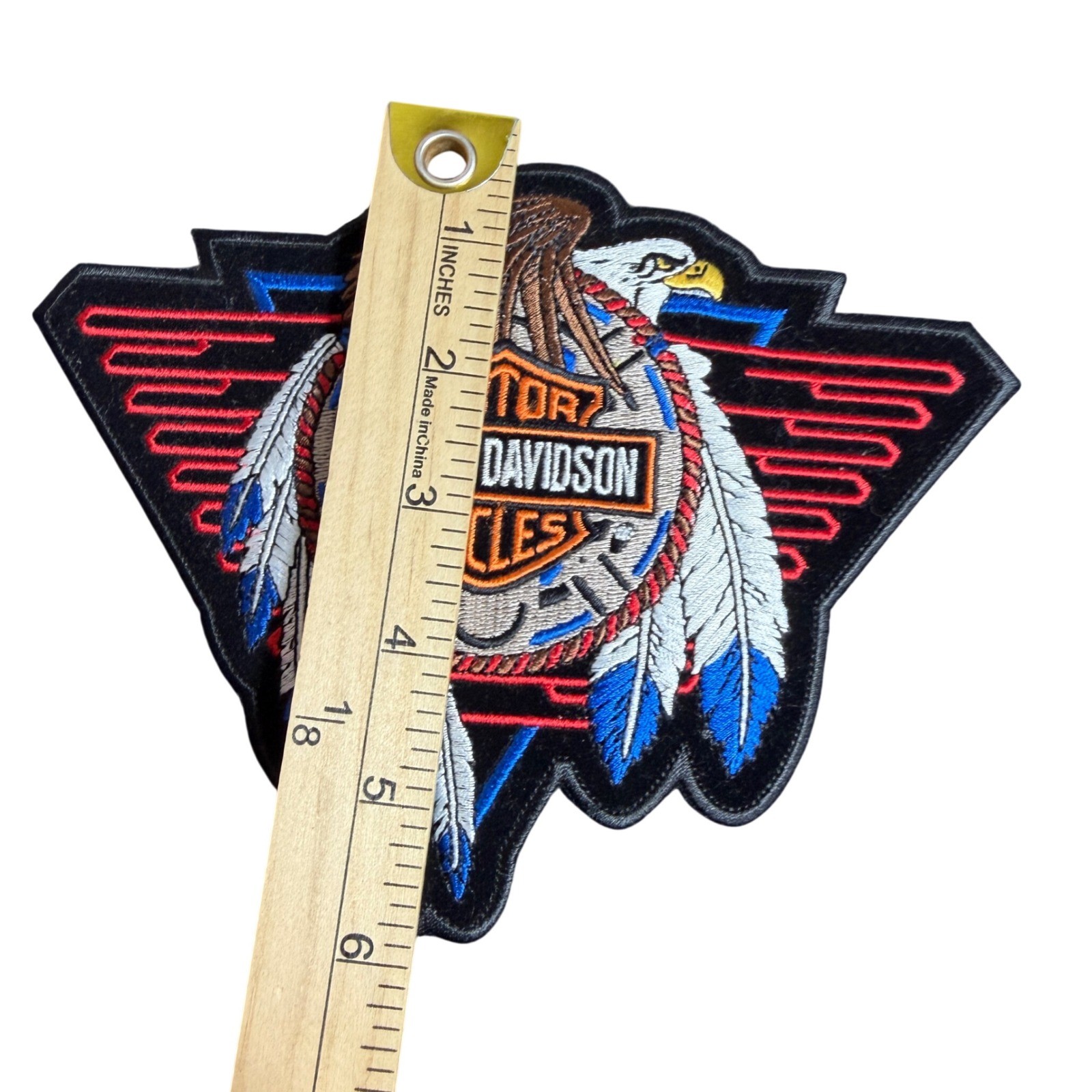NEW Harley Davidson Concho Eagle B&S Motorcycle Medium emblem Patch EMB456063