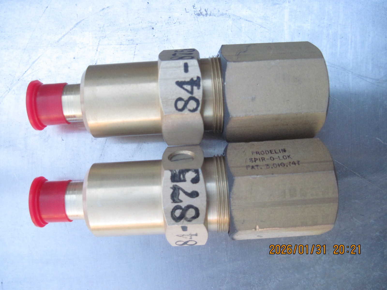 PAIR of RODELIN SPIR-O-LOCK  FEMALE "N" CONNECTORS 7/8" ANDREWS HARDLINE NIB/NOS