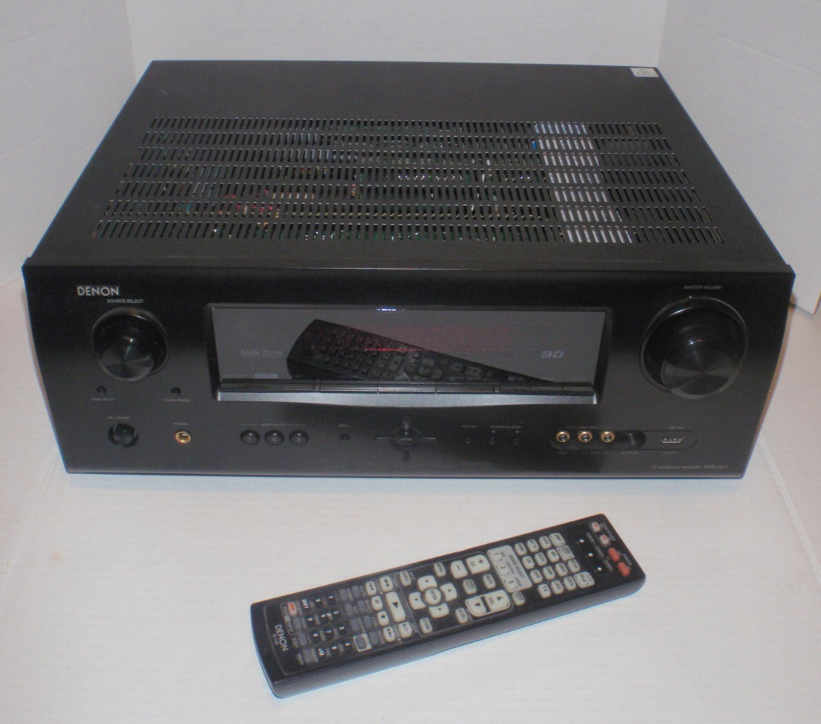 AVR-1911 7.1 Denon HDMI Home Theater Receiver Multi-Zone Tested Works Clean!