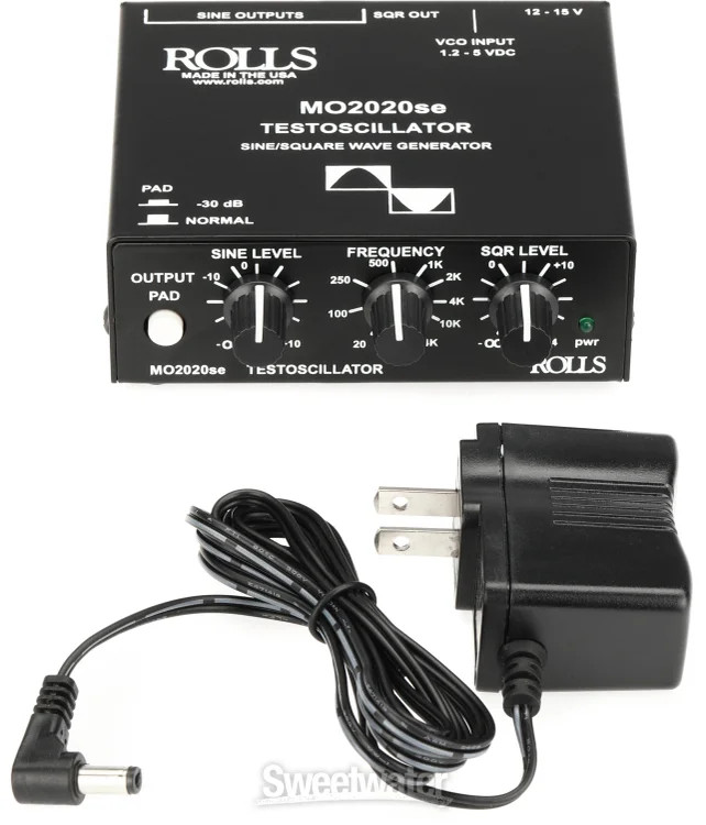 Rolls MO2020se Testoscillator Sine/Square Wave Generator