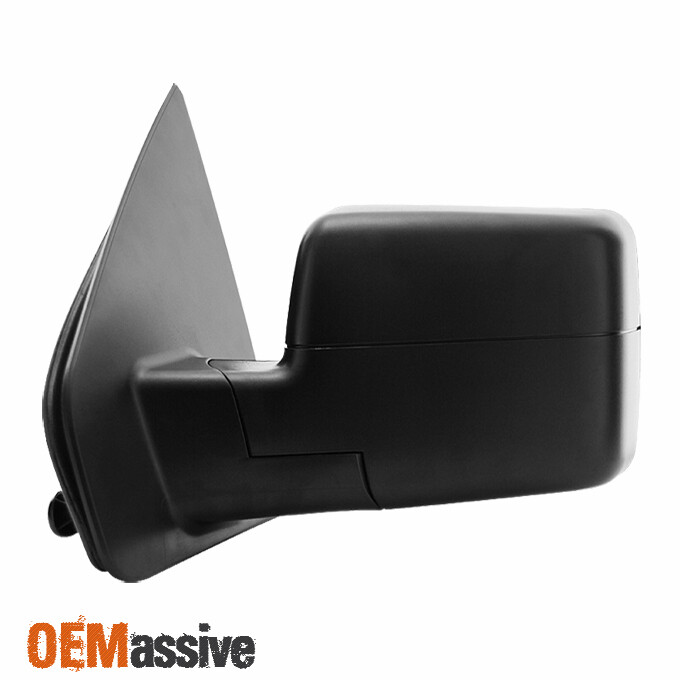 Fit 2004-2014 Ford F150 Pickup Textured Manual Mirror Driver Side Replacement