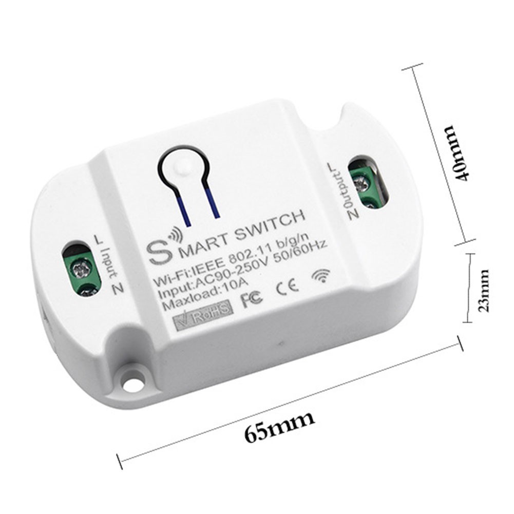 10A Wifi Switch App Timer for Smart Home Automation Voice Controller