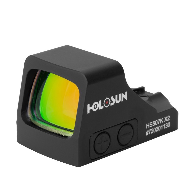 Holosun HS507K X2 Open Reflex Red Dot Sight for Subcompact Pistols Multi-Reticle