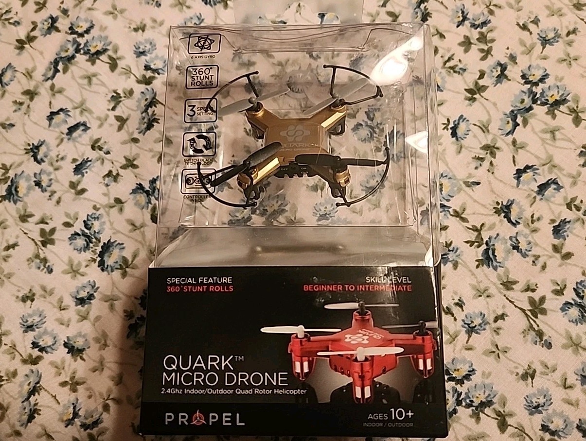 Propel 360 Stunt Quark Micro Drone -  Indoor/Outdoor Quad Roter Helicopter