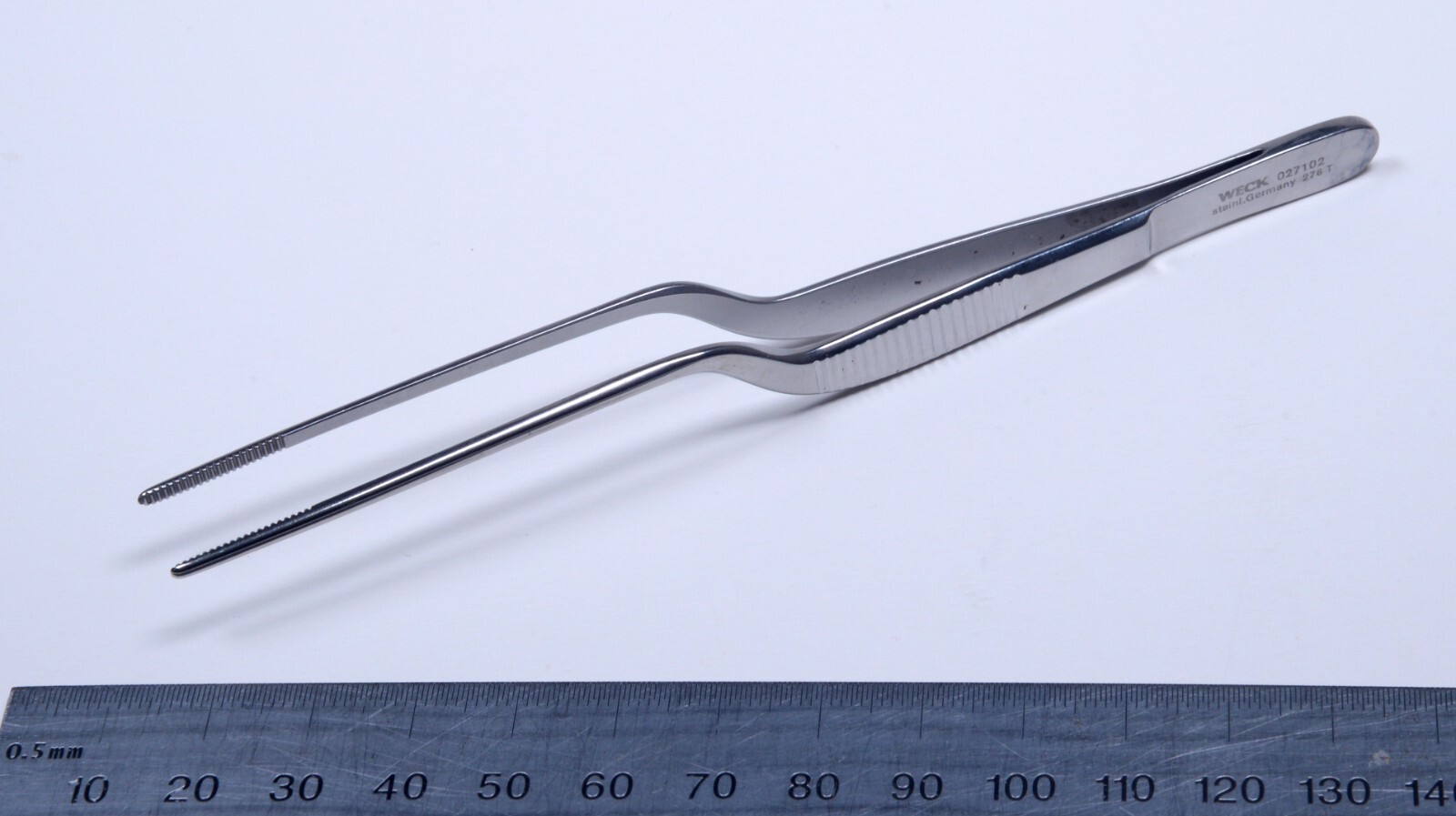 Weck #027102 Gruenwald Bayonet Forceps 5½" Stainless Steel Surgical