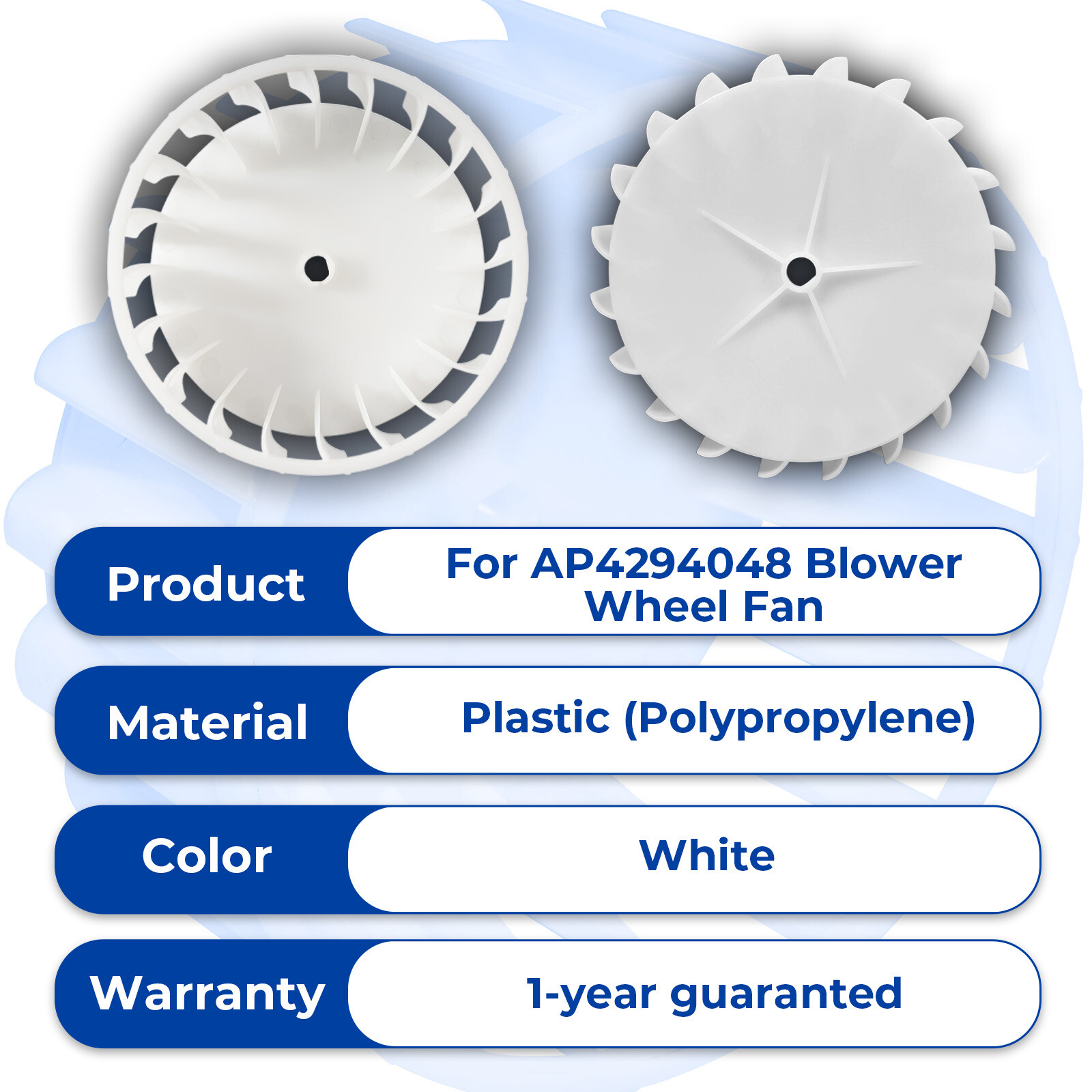 Dryer Blower Fan Wheel Fits Whirlpool Maytag 303836 Y303836 AP4294048 PS2200270